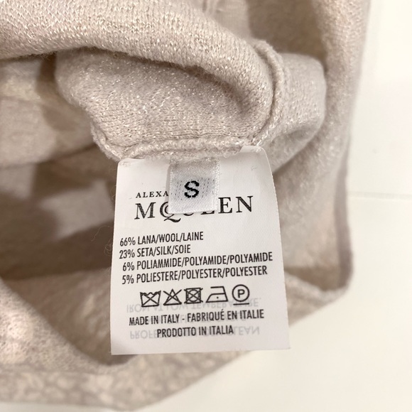 ALEXANDER McQUEEN Jacquard Bodycon Dress Sz S - Picture 4 of 5